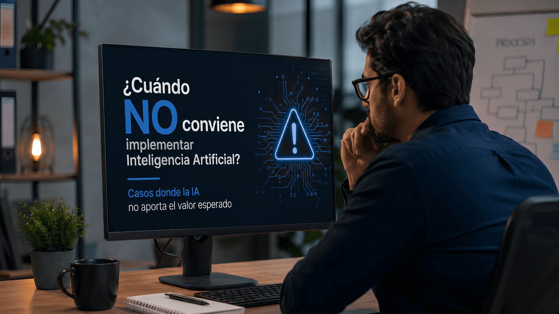 ¿Cuándo NO conviene implementar Inteligencia Artificial? Casos donde la IA no aporta el valor esperado